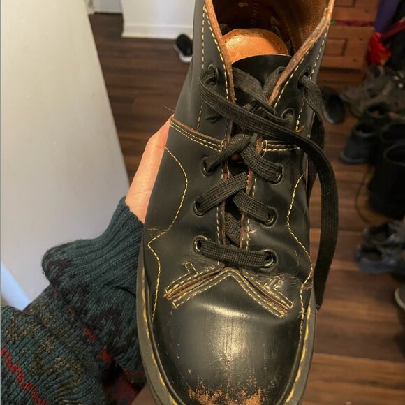 black dr martens platform boots - Picture 2 of 3